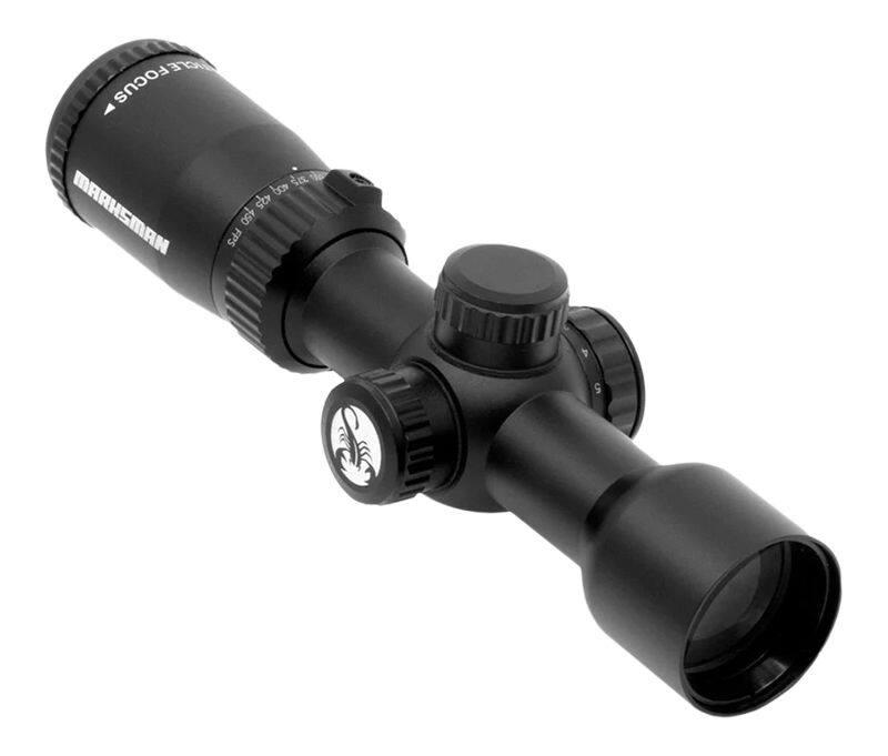 Scorpion Optics Marksman Compact Rimfire Rifle Scope, 2-7x32mm