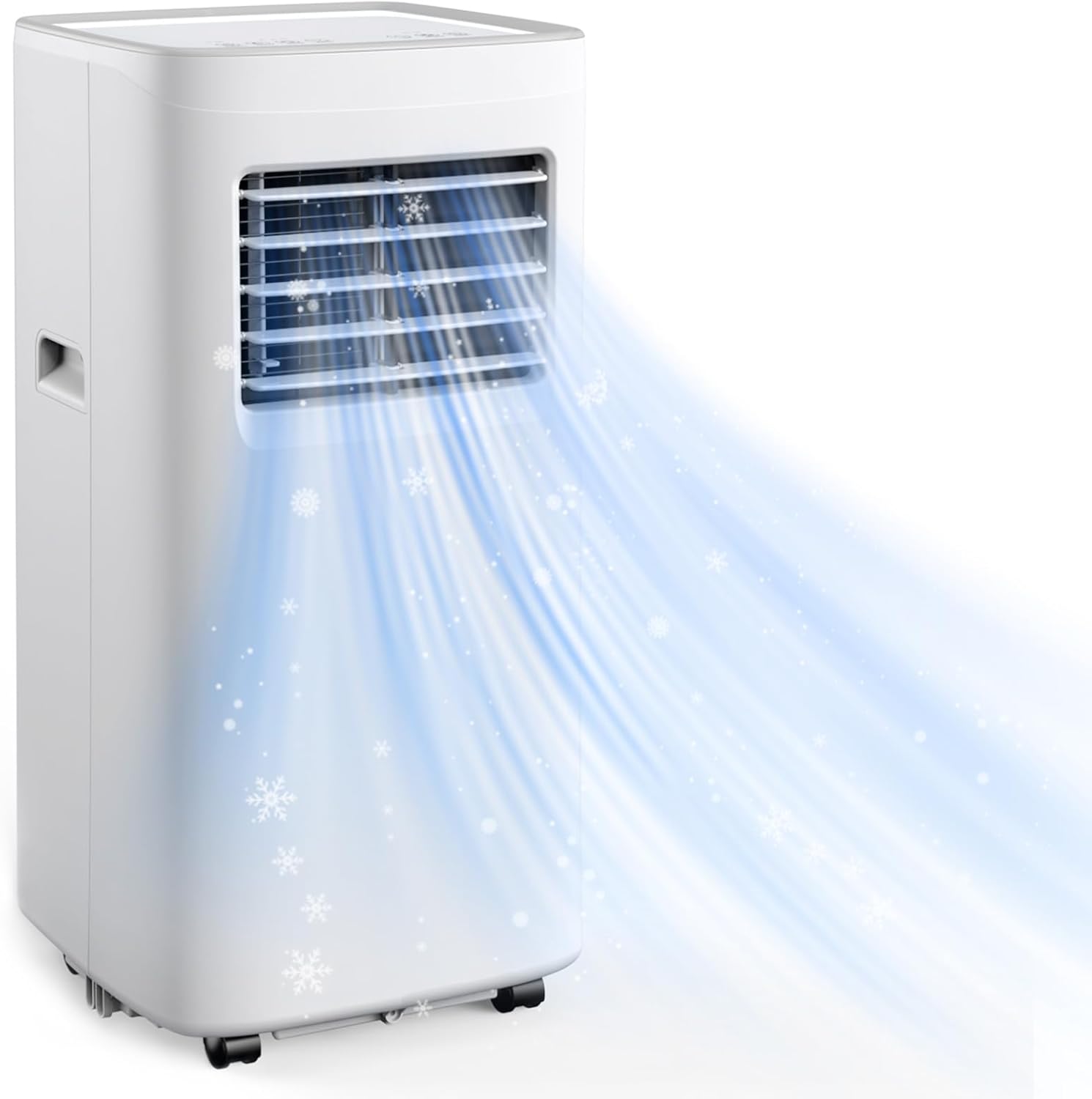 Portable Air Conditioners,8500 BTU portable ac up to 360 Sq,3 IN 1 with Remote Control,Sleep Mode, Windows kit,White