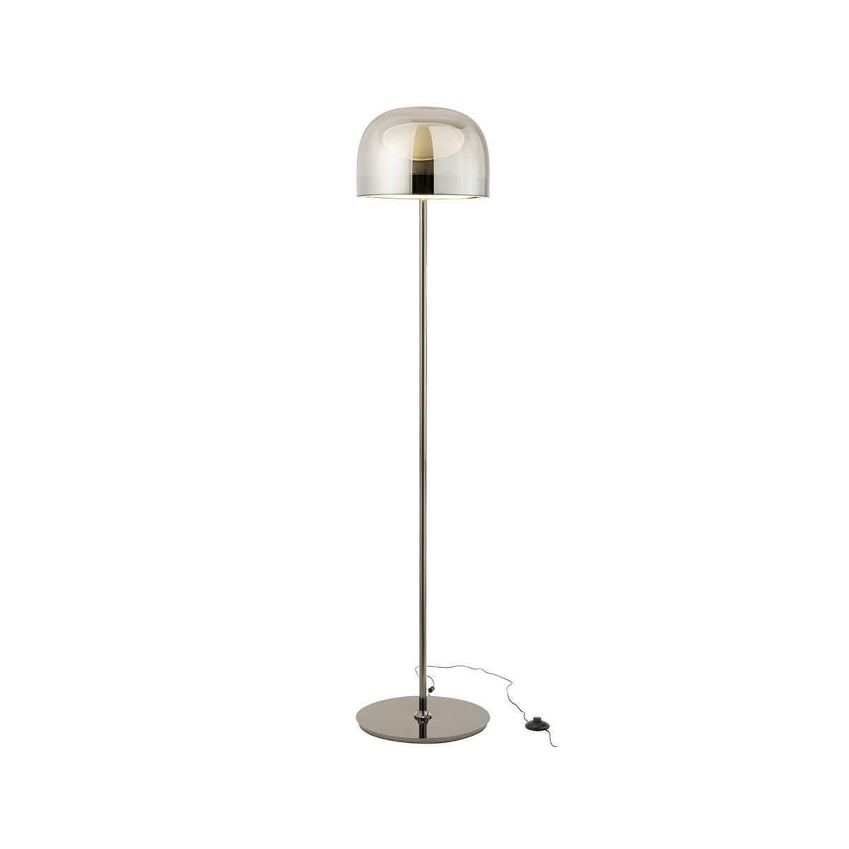 TUIMO - Lampadaire minimaliste en verre et métal