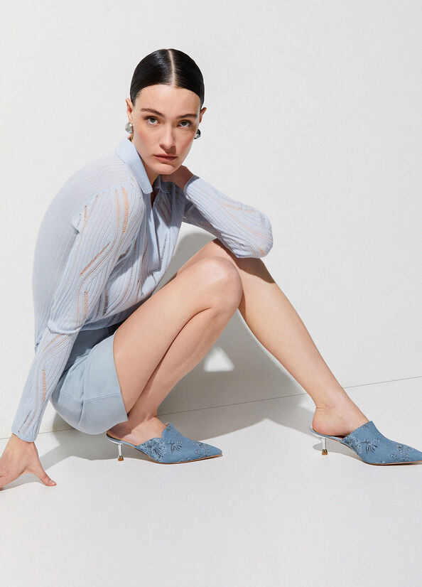 Sabot in denim