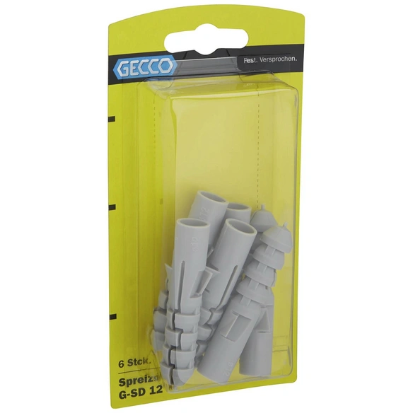 Spreizdübel, G-SD, Nylon, 6 Stück, 12 mm