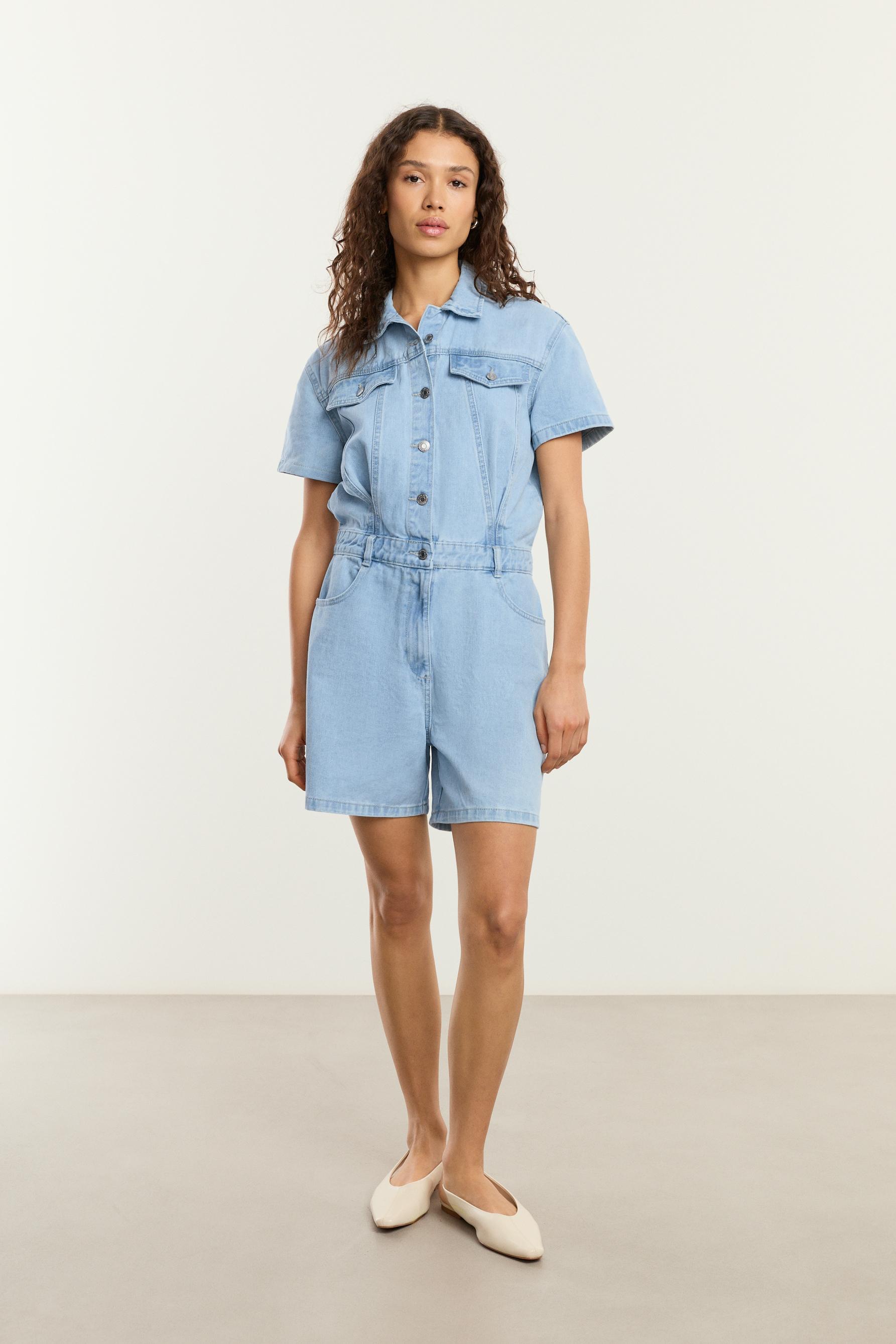 Mono corto denim