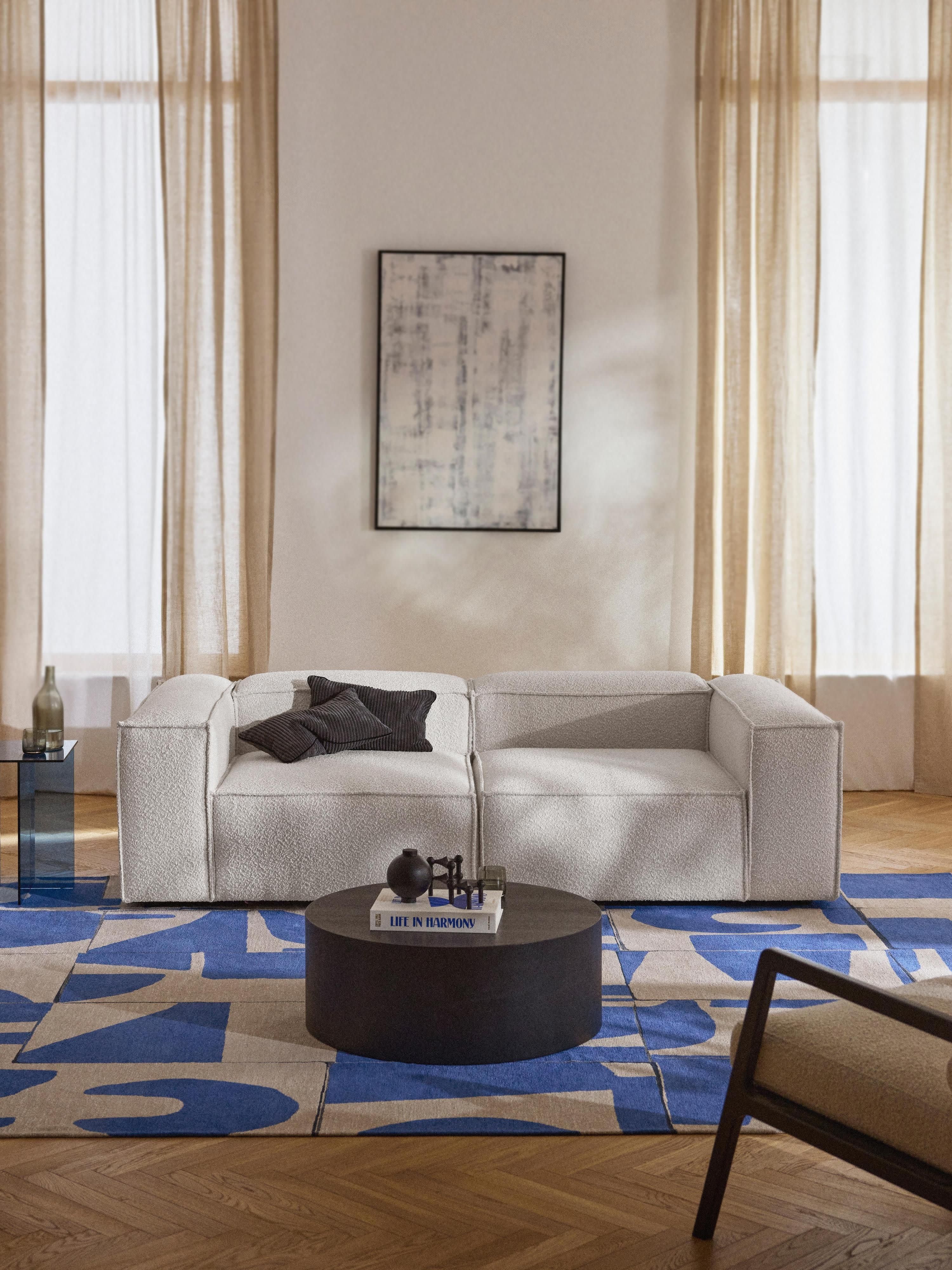 Modulares Sofa Lennon (3-Sitzer) aus Bouclé
