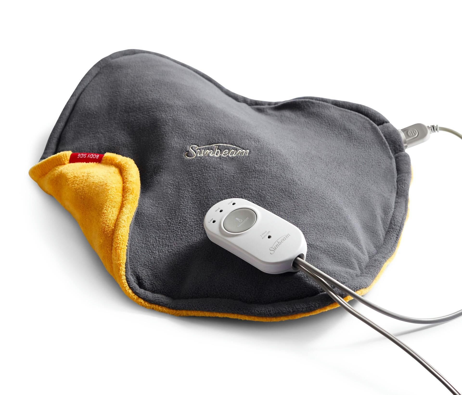 Sunbeam ConformHeat Weighted Electric Heating Pad, Grey