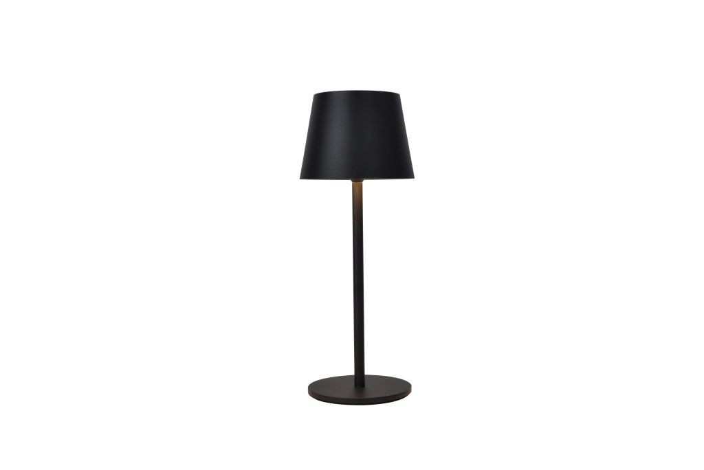 Lampa stołowa akumulatorowa ROBLE czarna LED 1.1W wys:28cm Lutec