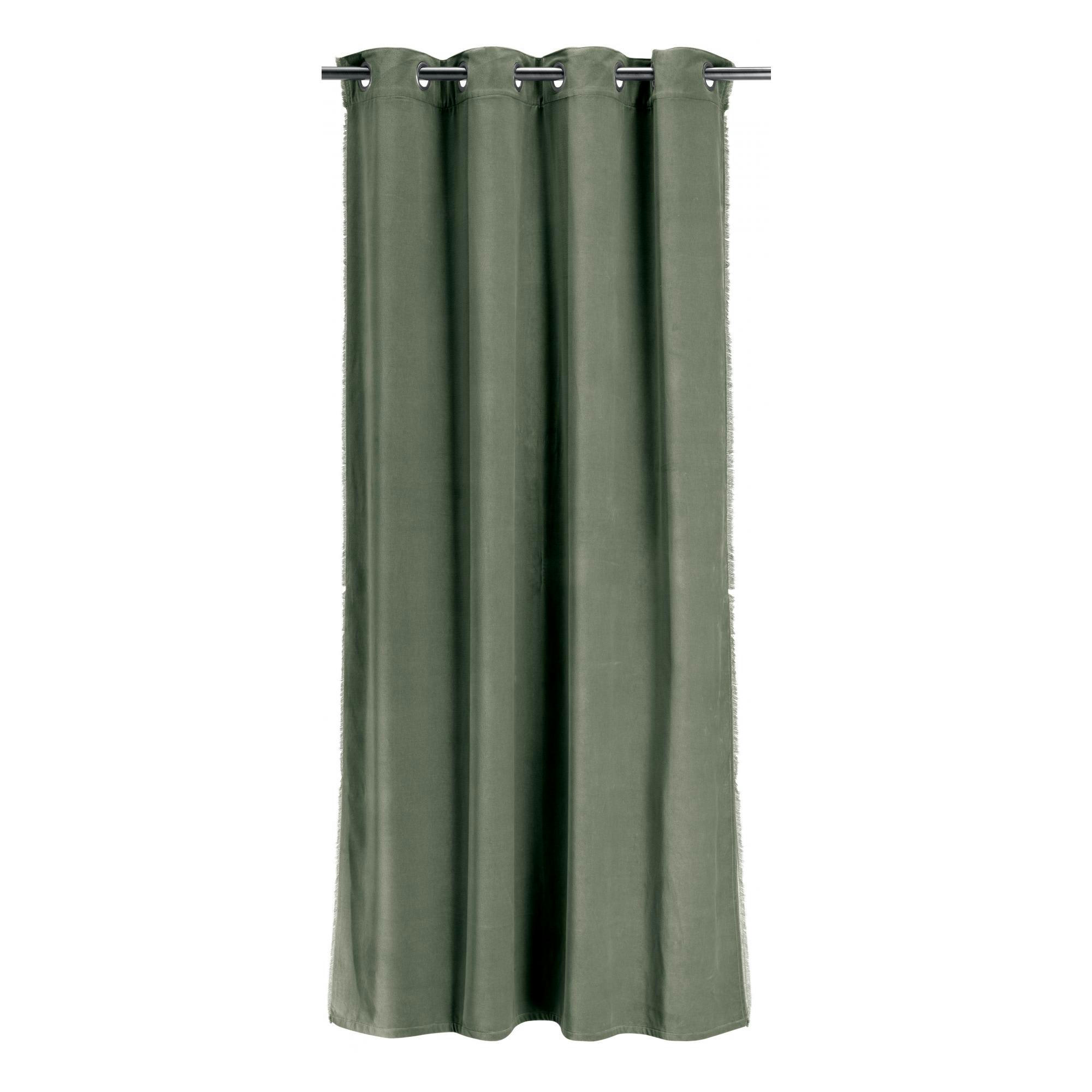 FARA - Rideau  en coton thym 135 x 280