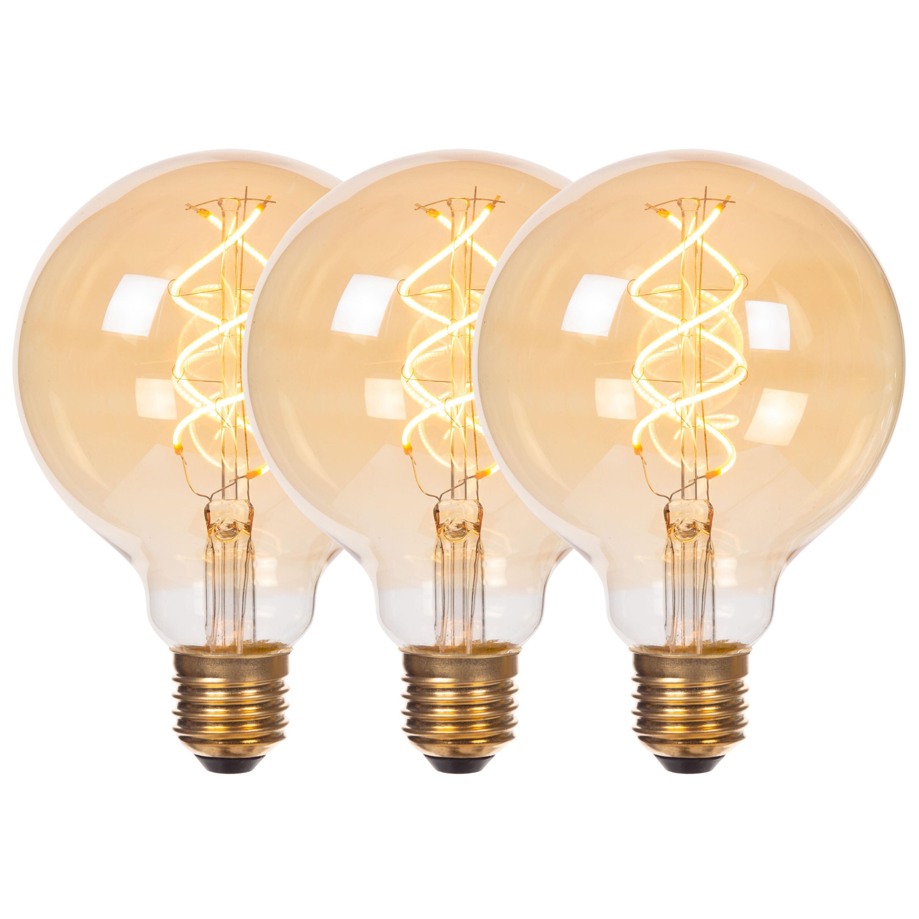 Lucide G95 Filament lamp - Amber (set van 3)