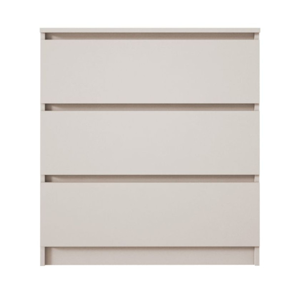 Komoda, 3 szuflady, kaszmir, 70 x 79 x 39 cm
