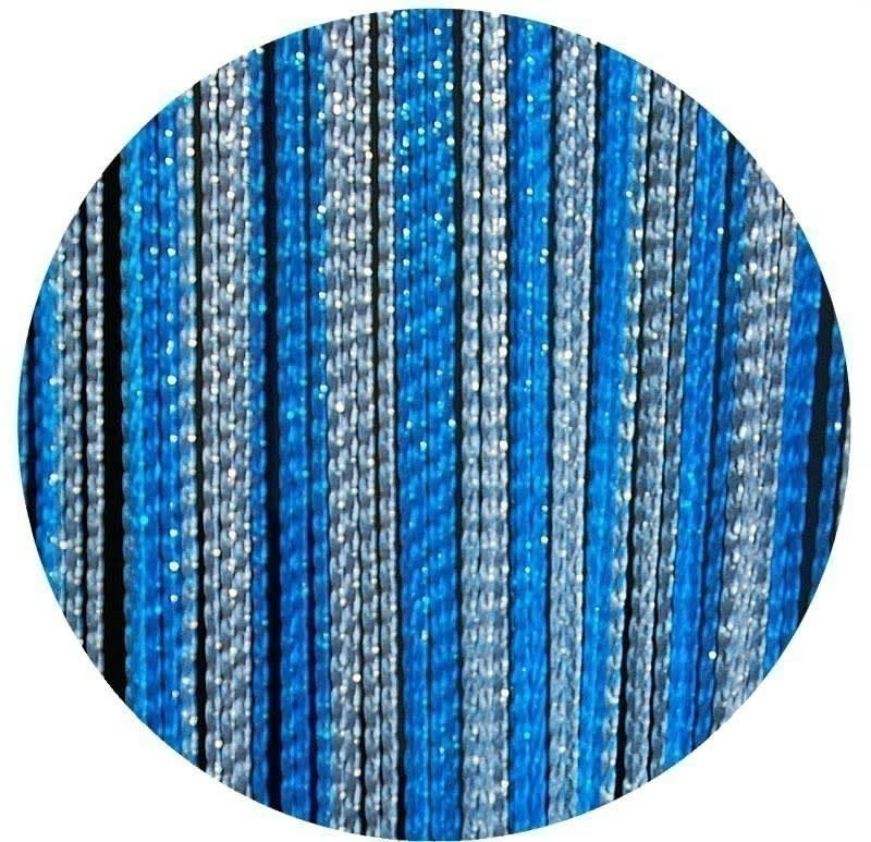 - Rideau de porte en pvc bleu rimini 100x230 cm