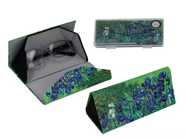 Etui na okulary składane Carmani - Vincent van Gogh - Irysy 33.021-8351
