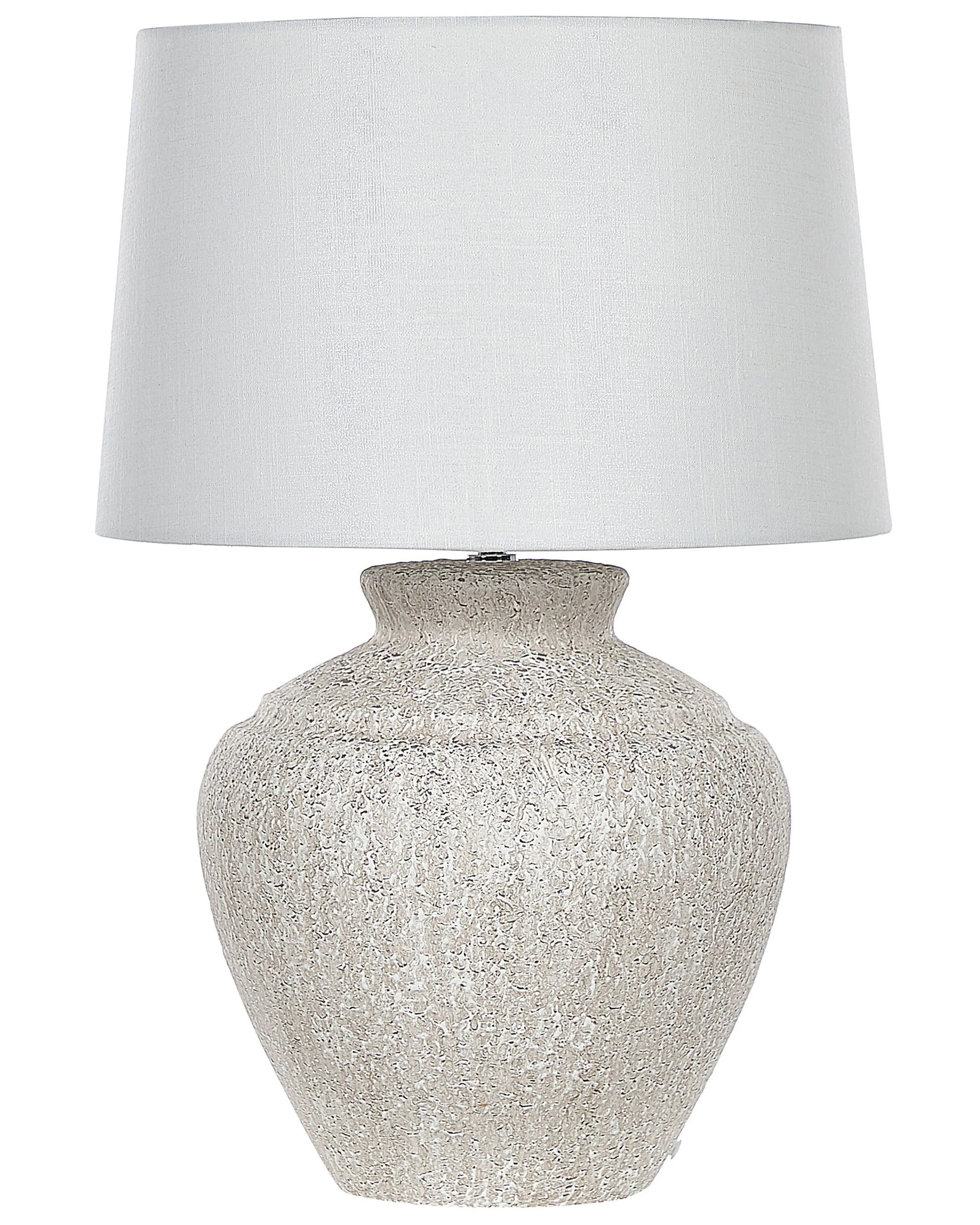 Table Lamp CAINE Ceramic Light Beige