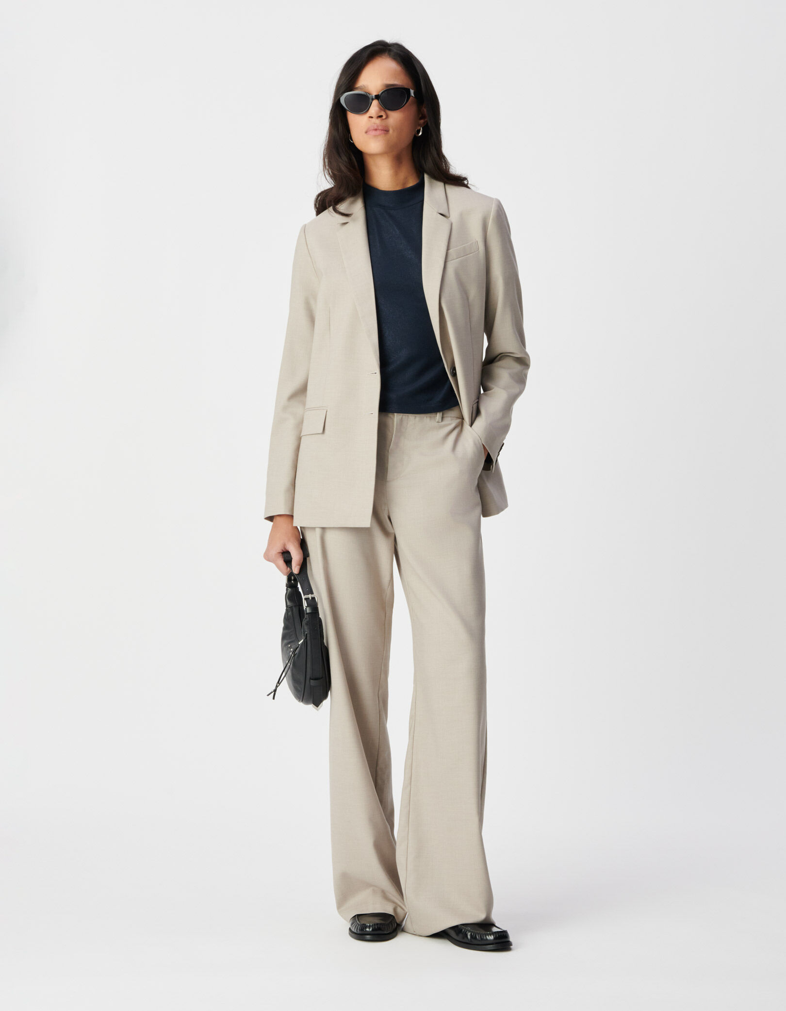 Veste de costume beige Femme