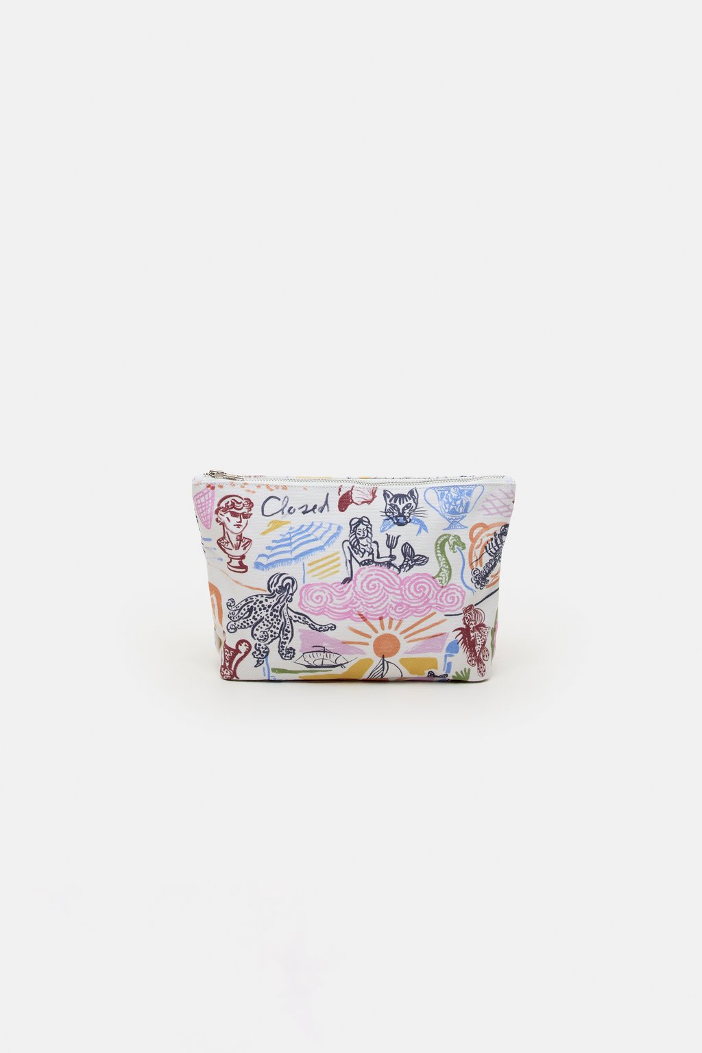 Kleine Baumwolltasche mit Print