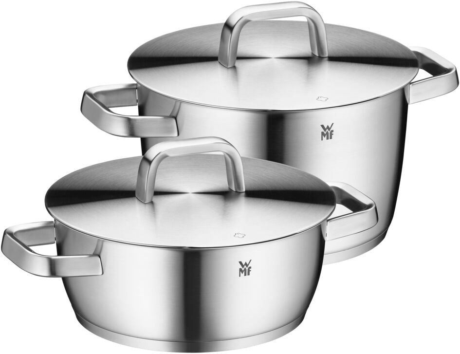 WMF Iconic 2-delige set kookpan hoog + laag - Ø220mm