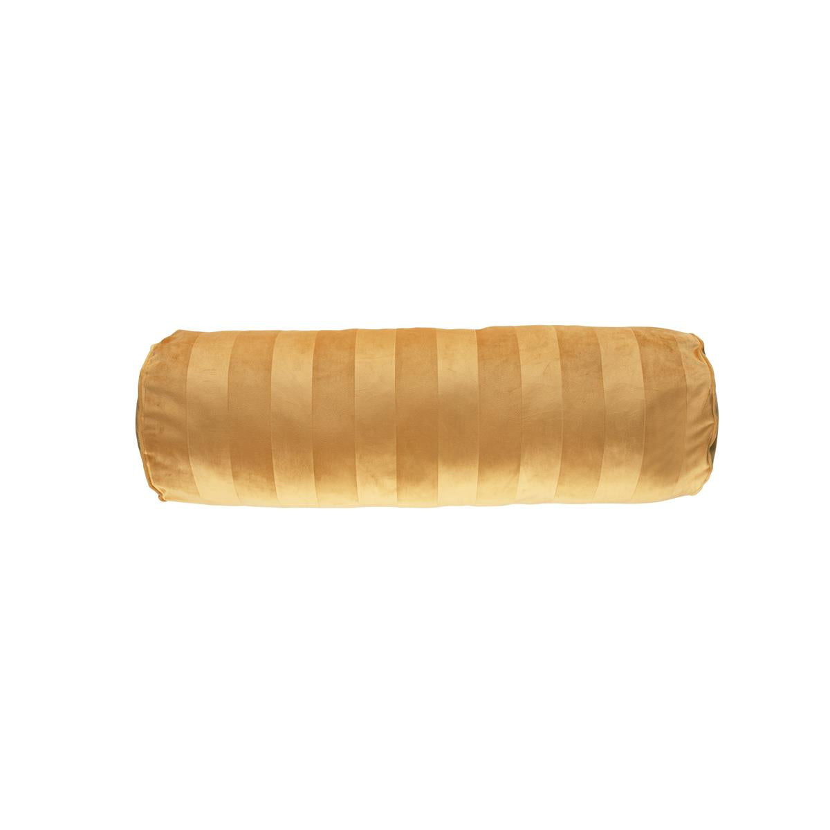 KAAT Amsterdam decoratiekussen Softy Stripe - 22x70 cm - geel