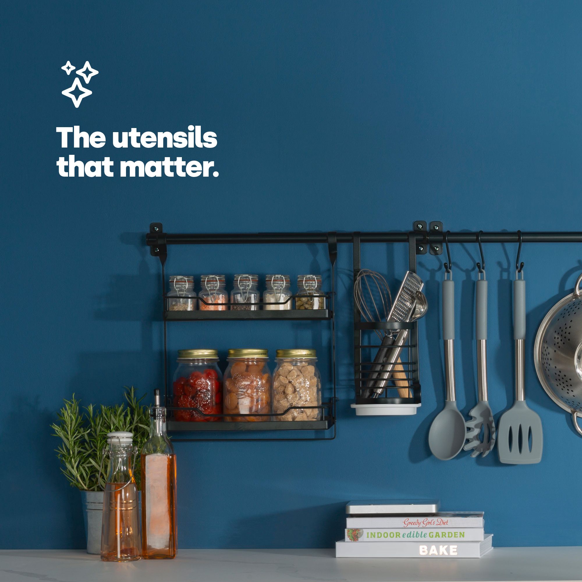 LIVIVO Modular Hanging Kitchen Utensil Cup