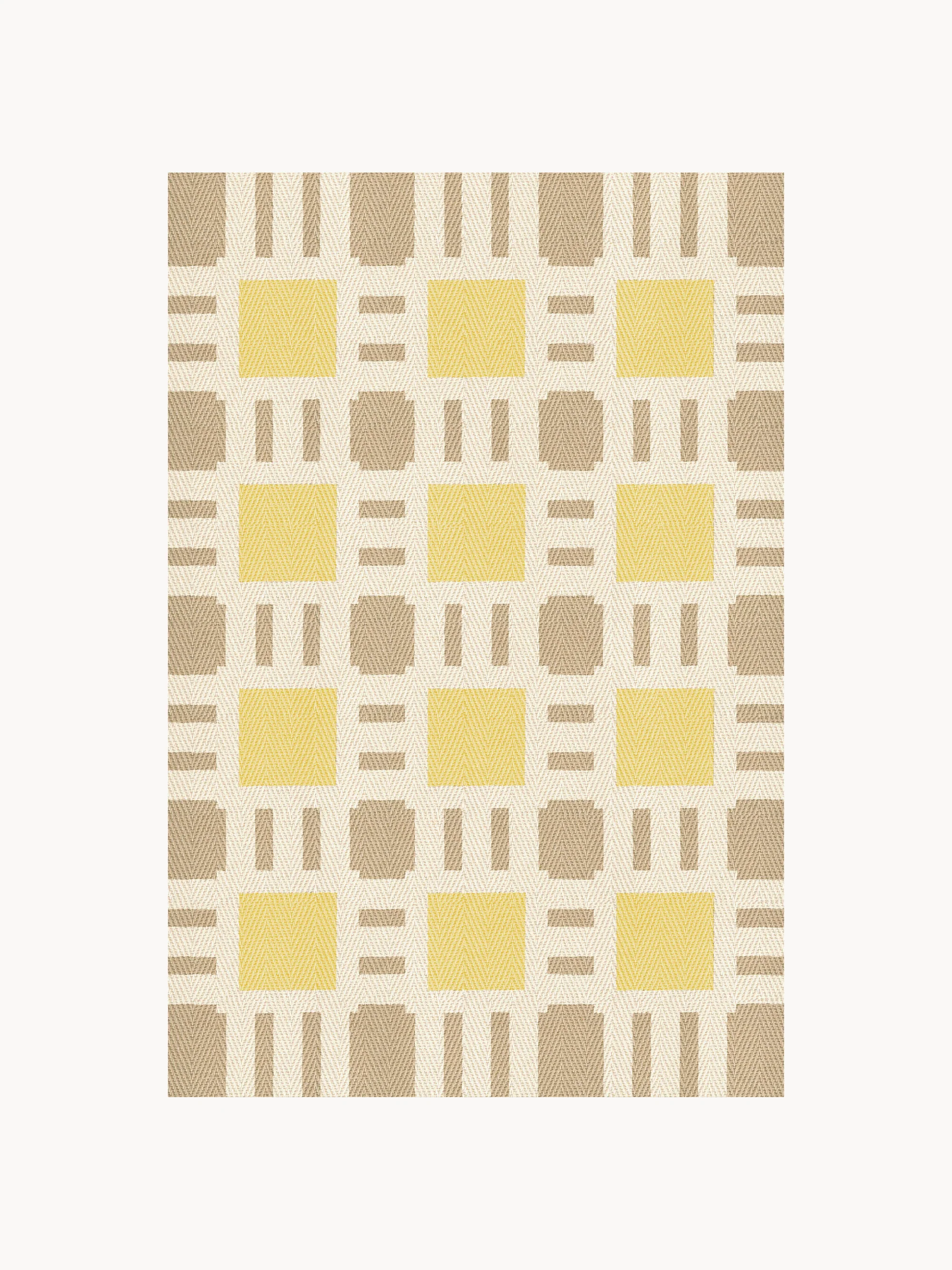 Handgewebter Jute-Teppich Sunny Side Up