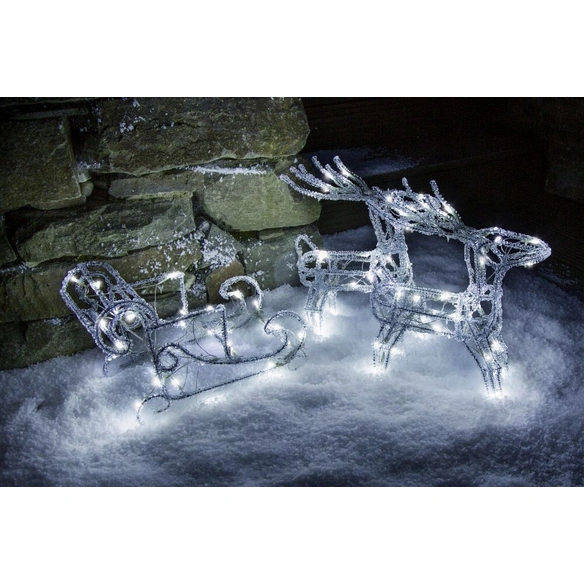 LED-Stern, Kunststoff, BxHxL: 28 x 40 x 59 cm, inkl. Leuchtmittel