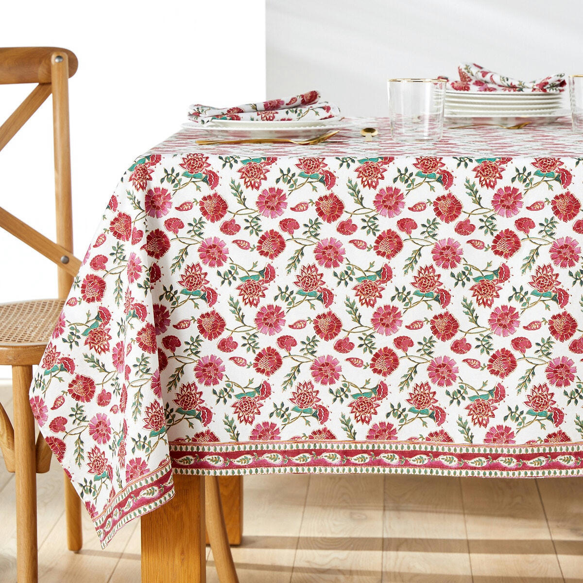 Nappe imprimée coton lavé, Bhojan