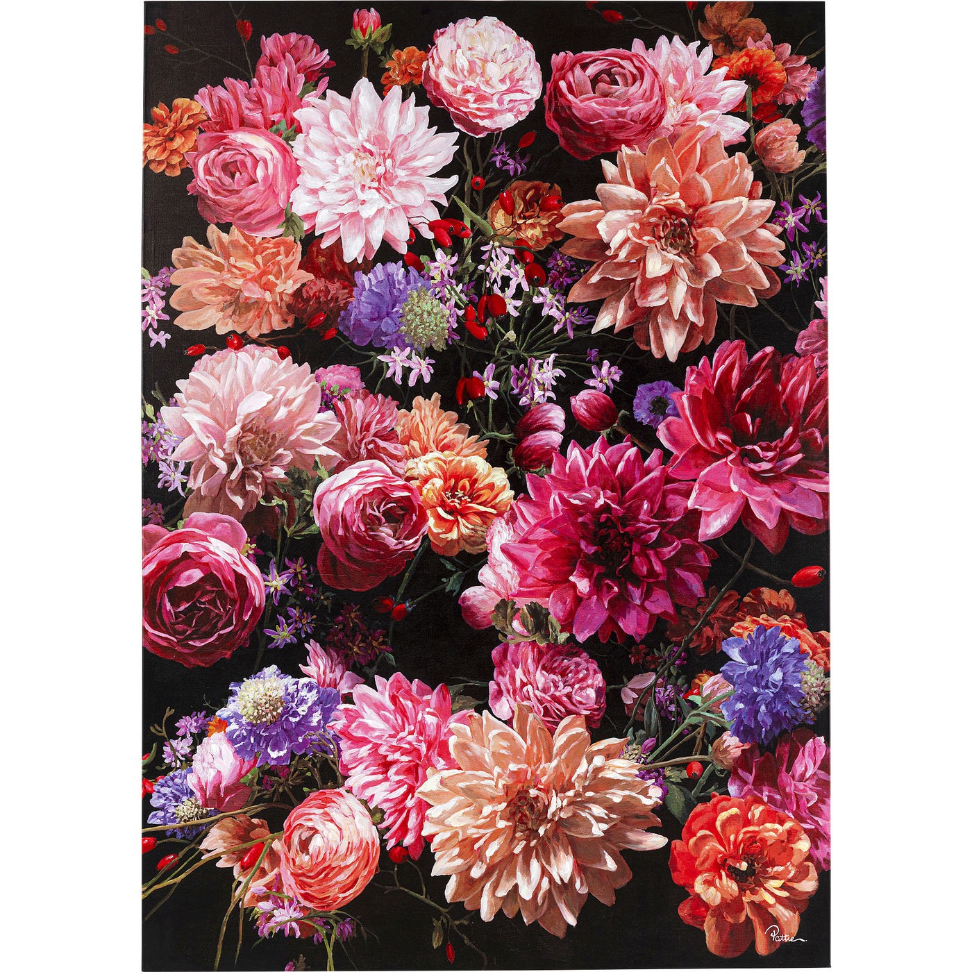 Kare Design Schilderij Touched Flower Bouquet 200x140cm