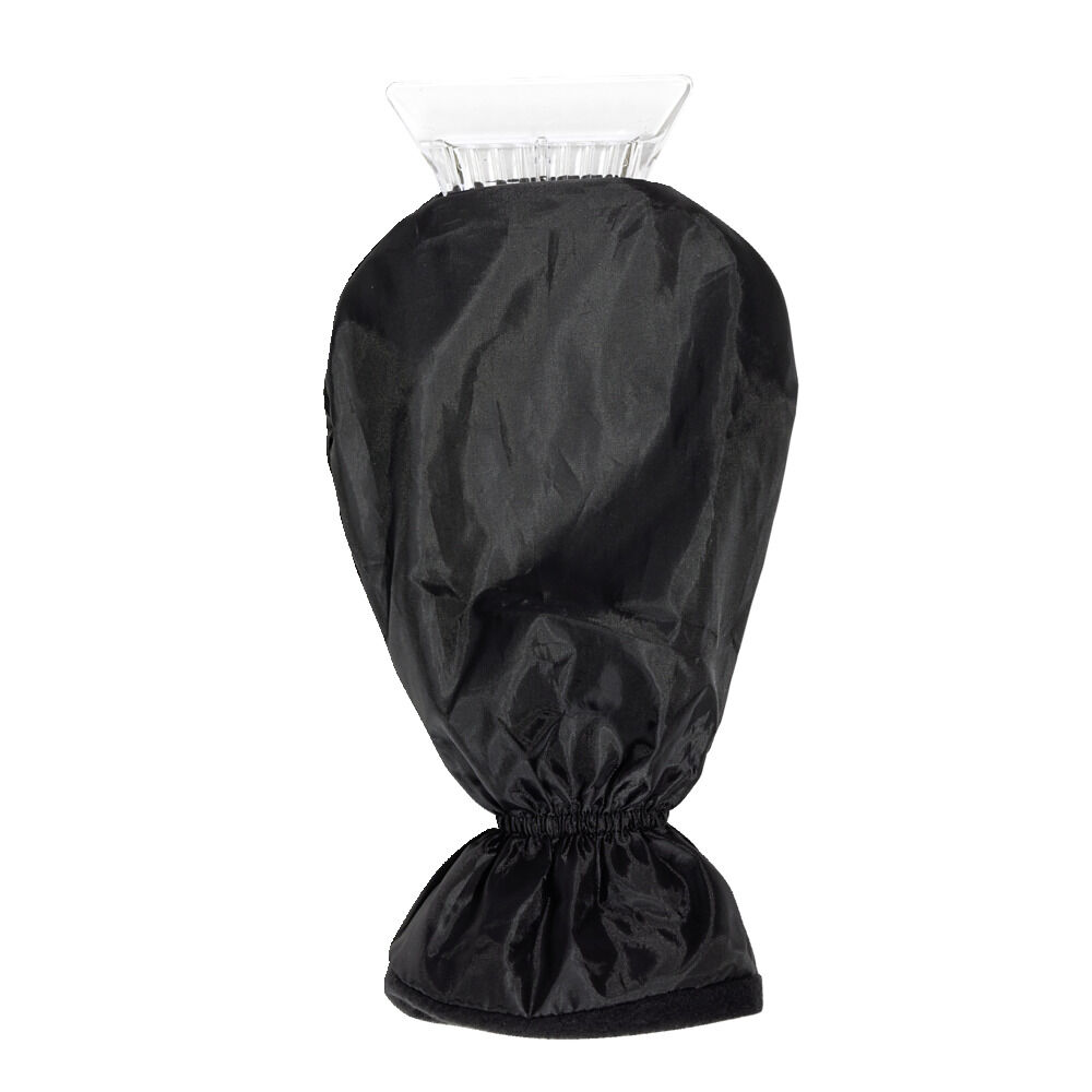 Gratte givre avec gant de protection noir