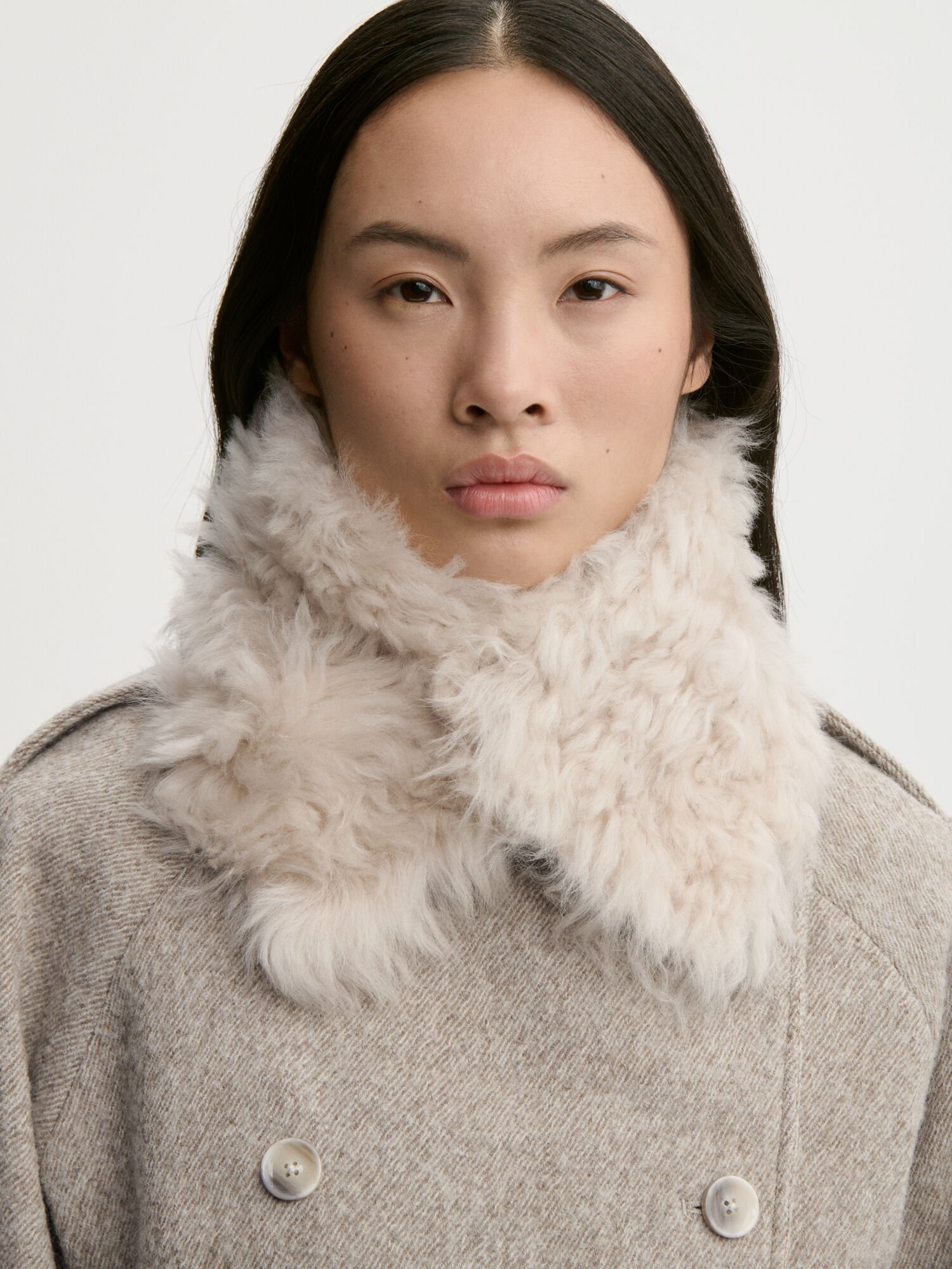 Giada shearling-halsbånd