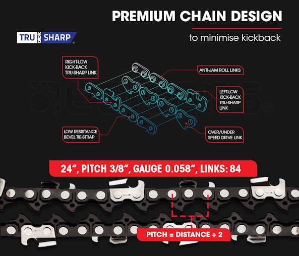 NNEMB Petrol Commercial Chainsaw 24 Bar E-Start Chain Saw Top Handle Pruning