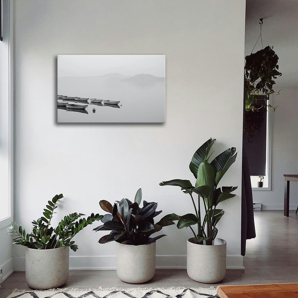 - Tableau impression sur toile petits bateaux en ligne 60x90cm