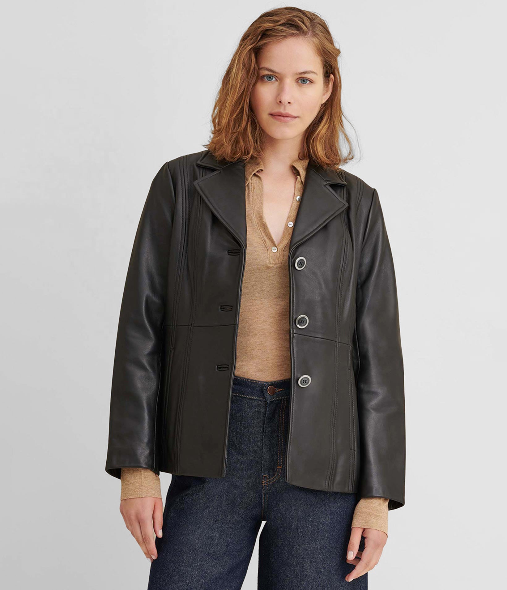 Jill Thinsulate Leather Blazer