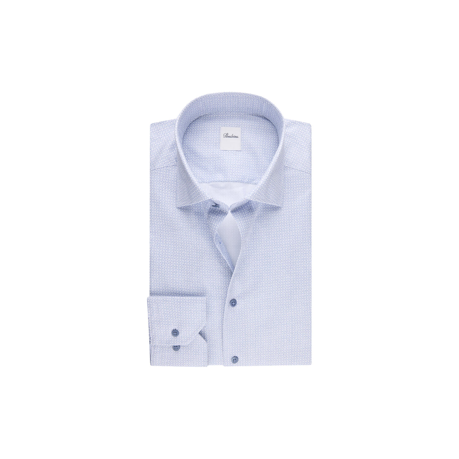 Slimline C75 RM cuff, light blue pattern
