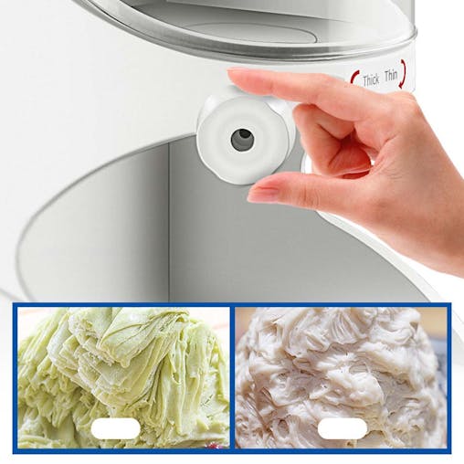 SOGA Commercial Ice Shaver 2x 350W - Automatic Snow Cone & Ice Crusher