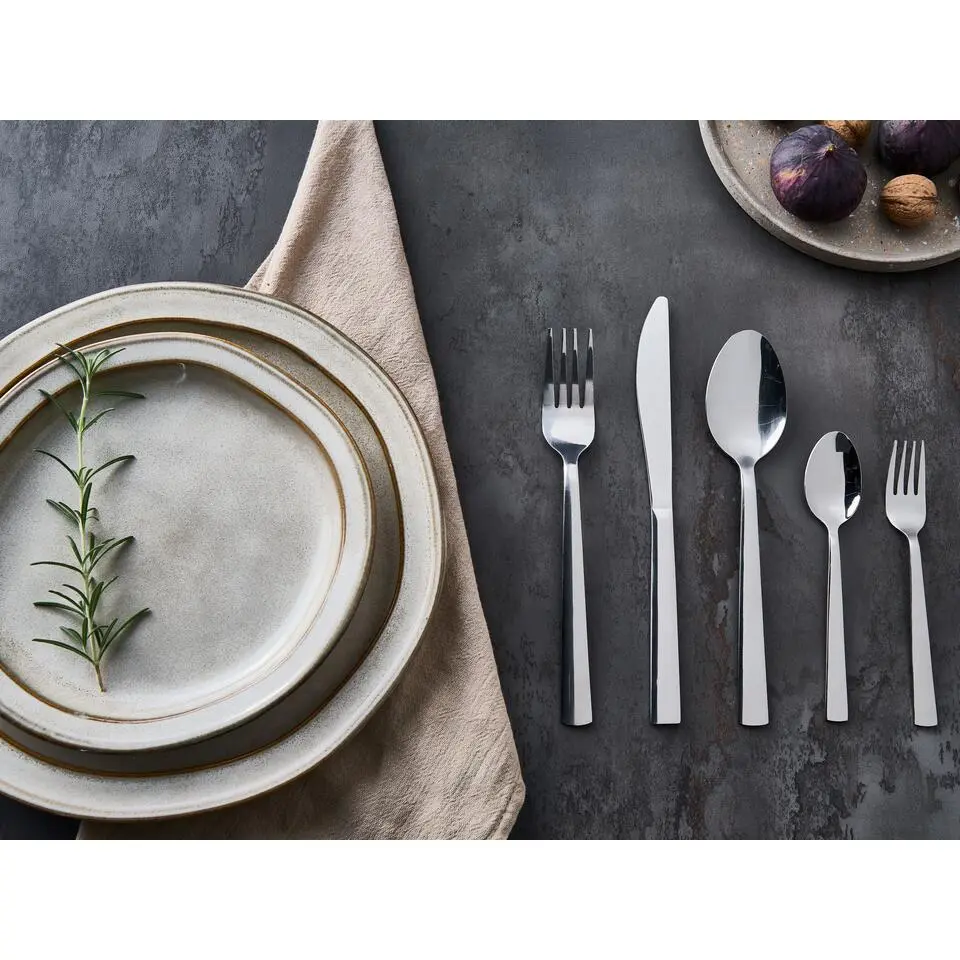 PENNE - Bestekset 60-delig - Zilver - RVS