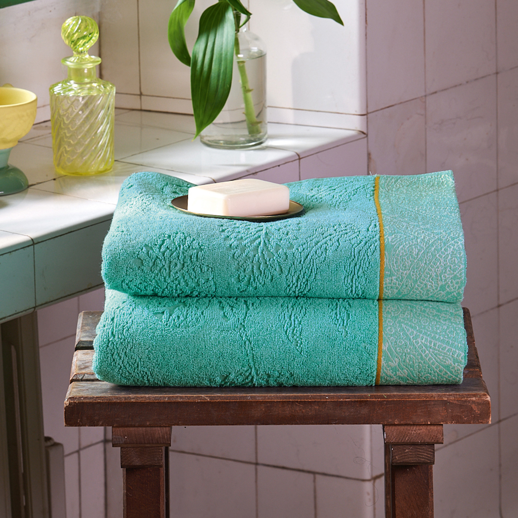 Drap de bain jacquard ciseléJodhpur
