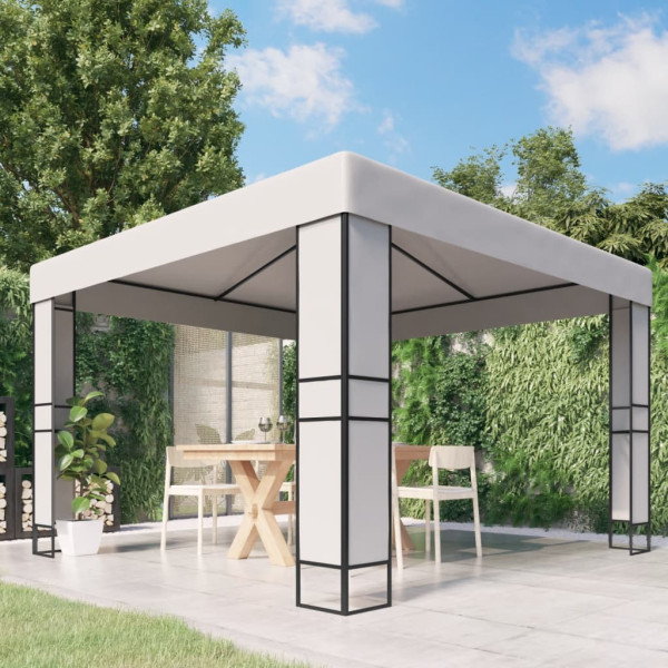 Altana Biały 3 x 3 m Tkanina vidaXL