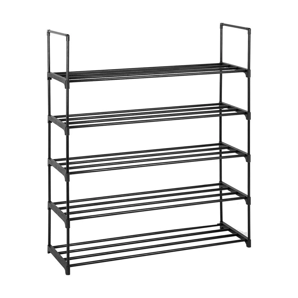 5-Tier Shoe Rack,Metal Shoe Shelf,Storage Organizer