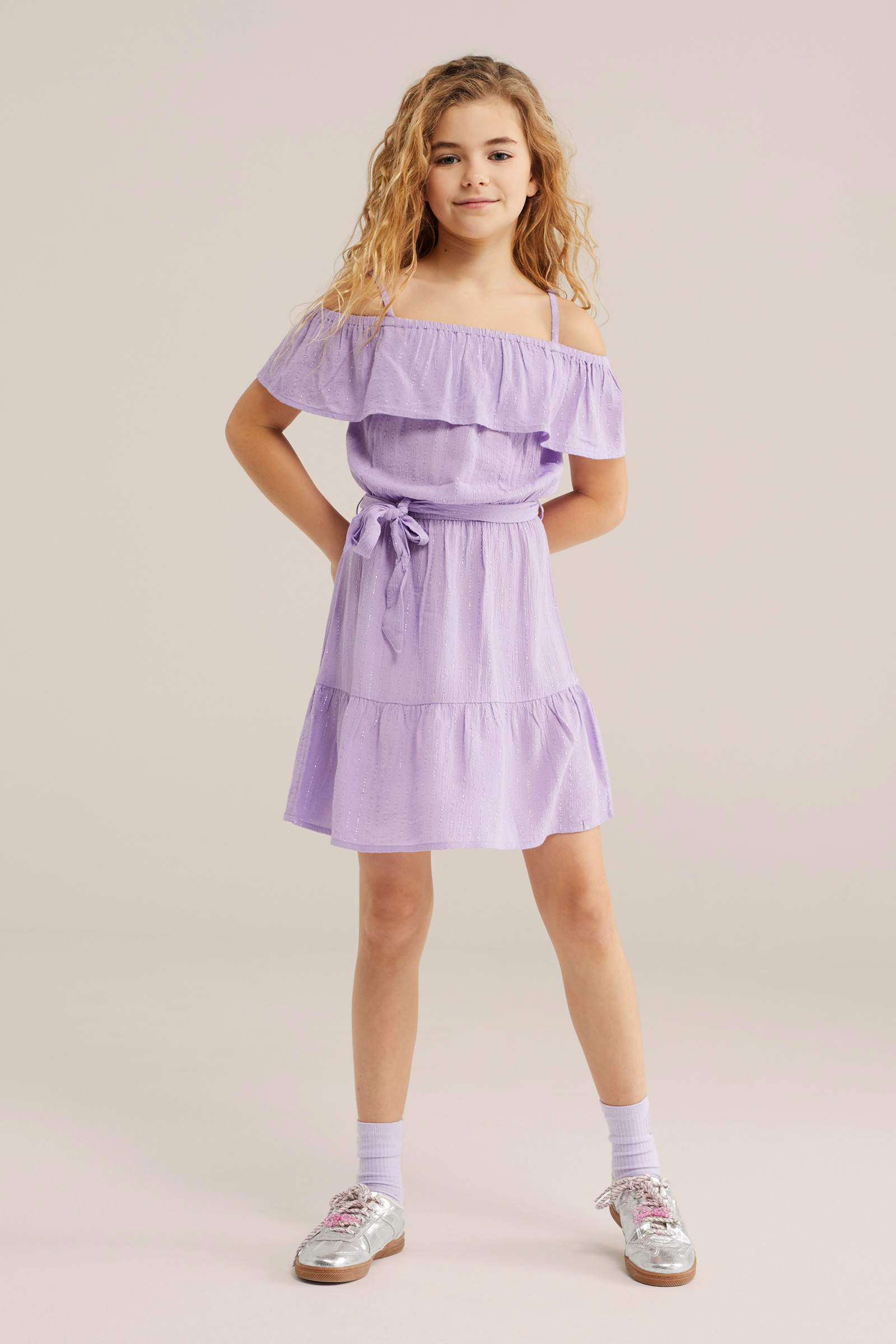 Meisjes jurk met structuur