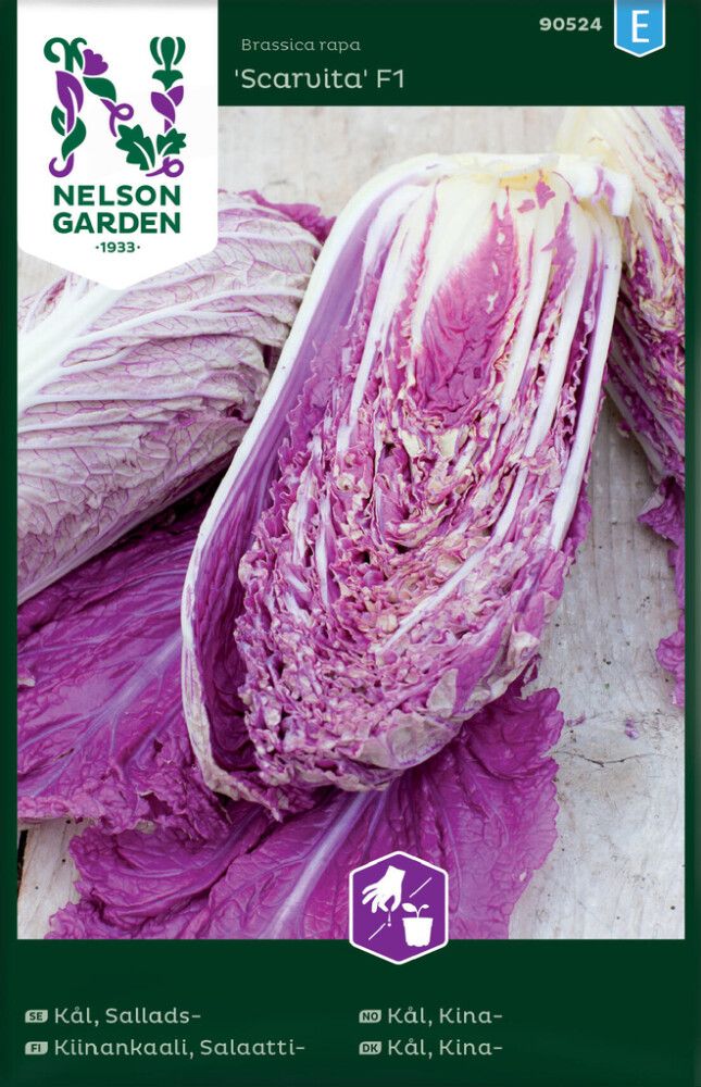 GRØNNSAKSFRØ NELSON GARDEN KINAKÅL SCARVITA F1