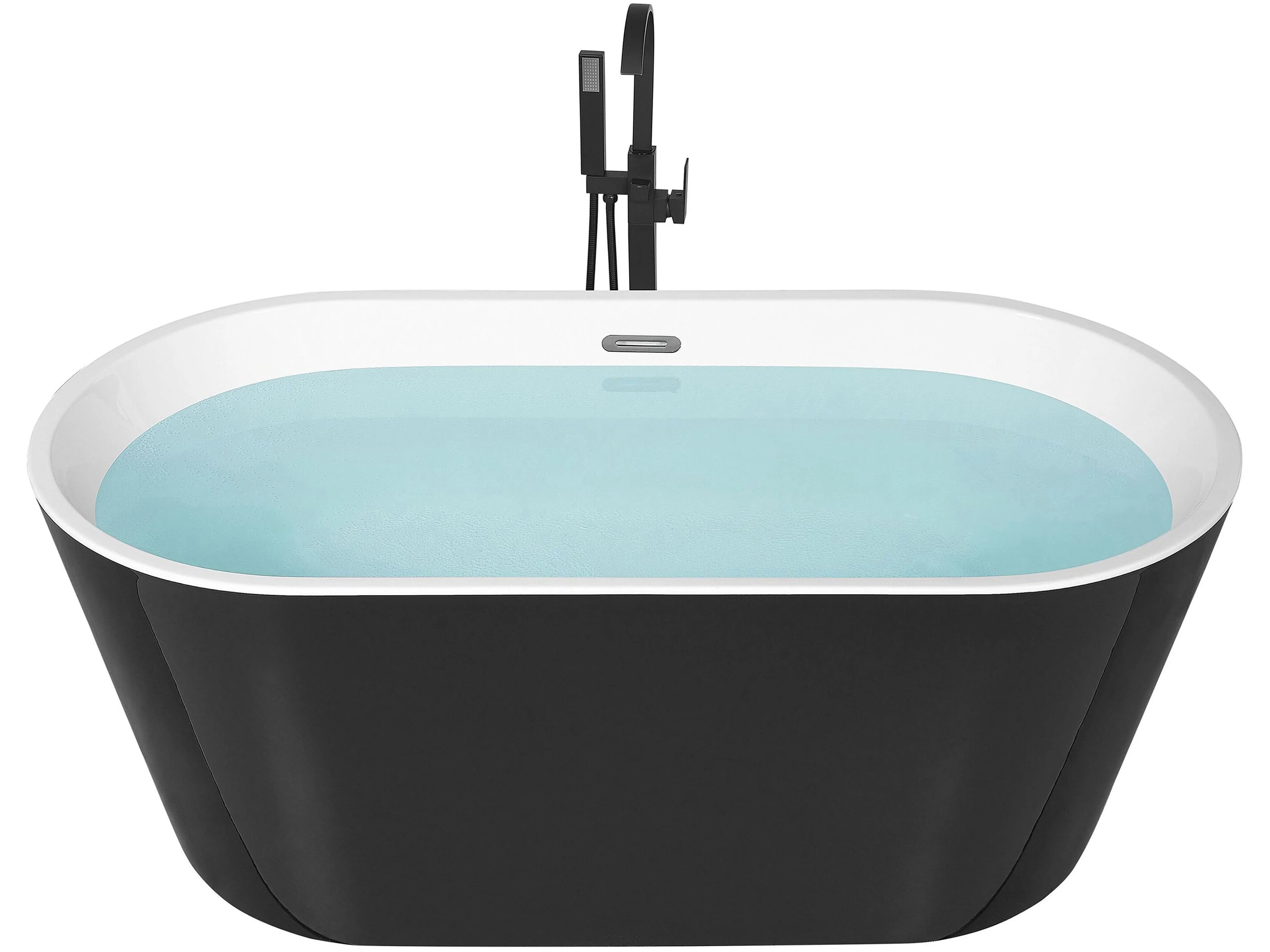 Freestanding Bathtub HAVANA 1500 x 750 mm Black/ White