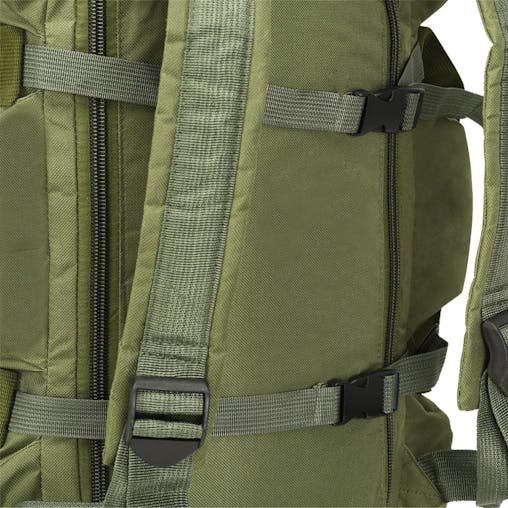 NNEVL 3-in-1 Army-Style Duffel Bag 120 L Olive Green