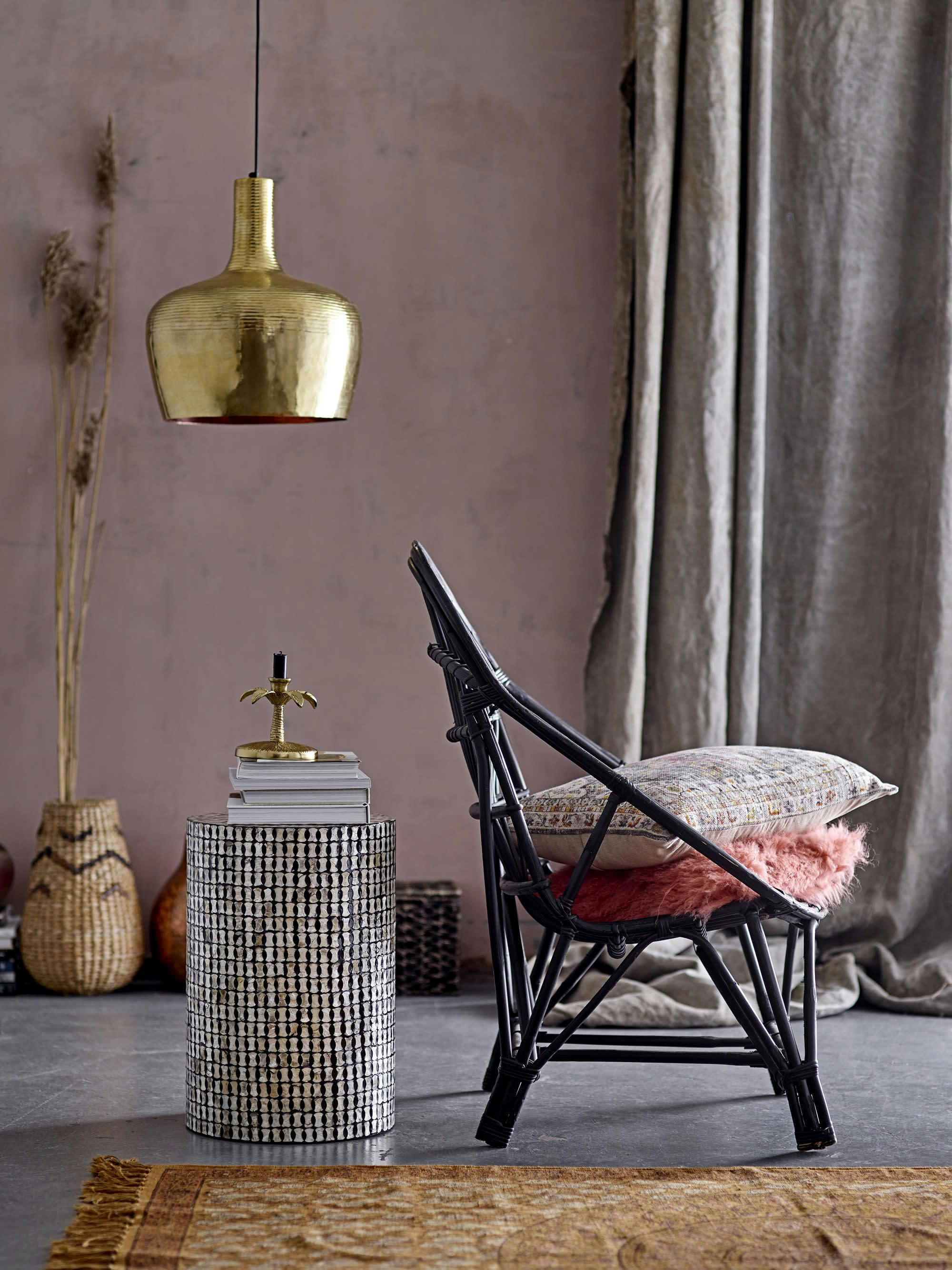 ASMA - Fauteuil Asma cannage noir