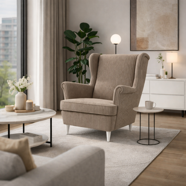 Fotel uszak producent sztruks
