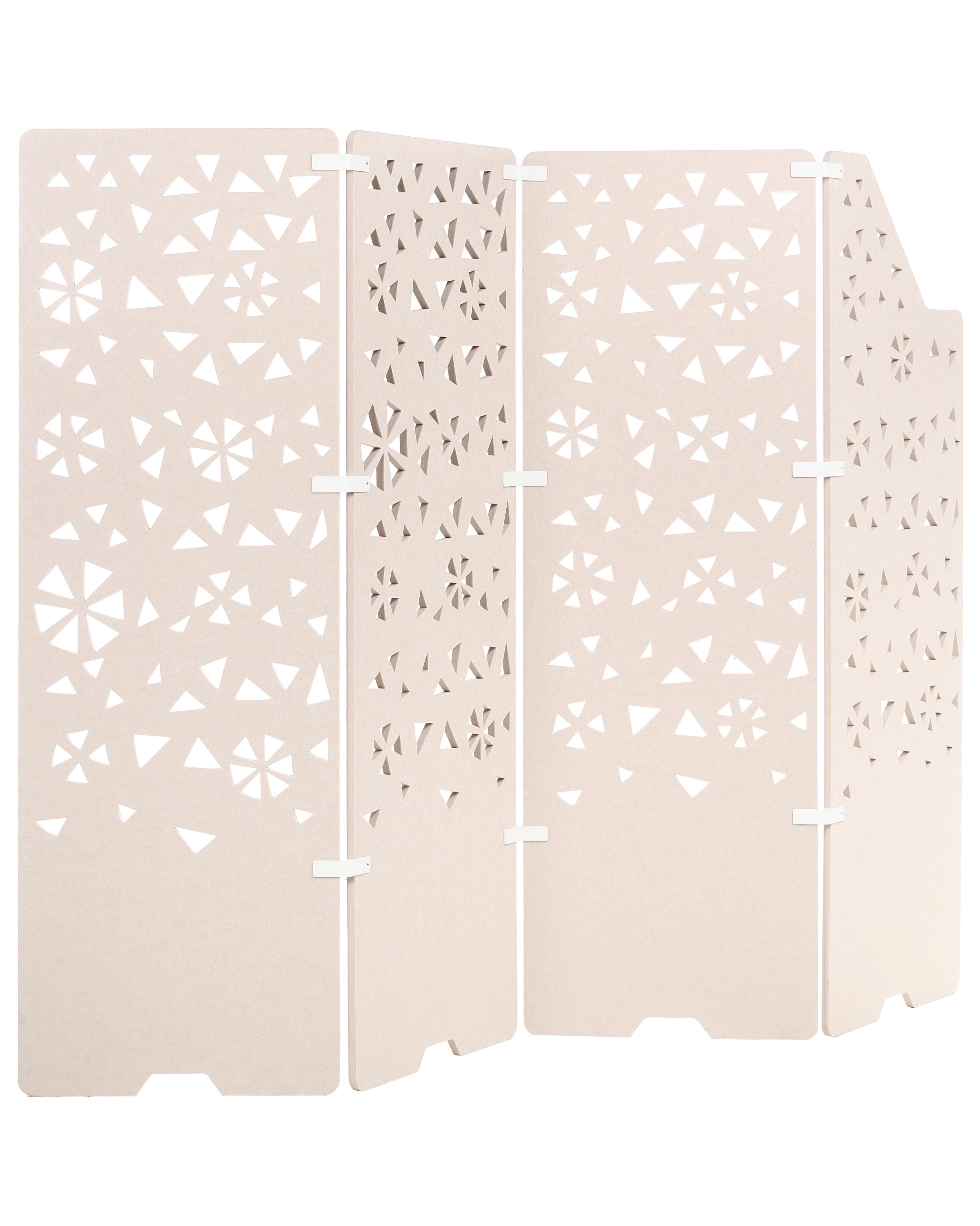 Office Divider STARRY 240 x 180 cm Light Beige