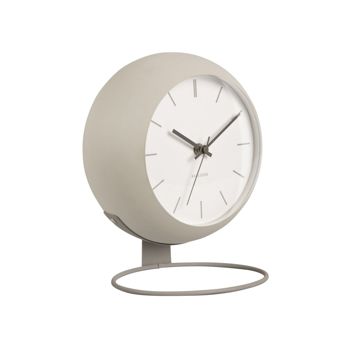 Karlsson tafelklok Nirvana Globe - grijs - Ø21cm