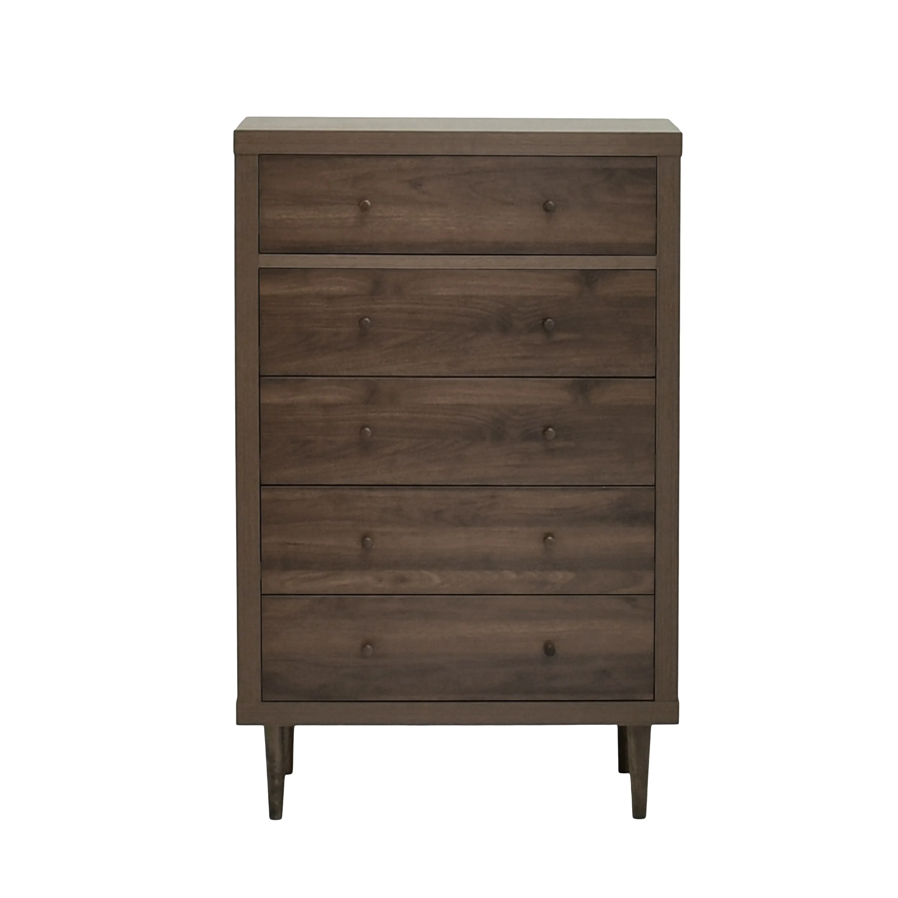 5-Drawer Vertical Chest, Modern Wooden Chest of Drawers with Spacious Storage Space for Bedroom, Hallway, Lliving room