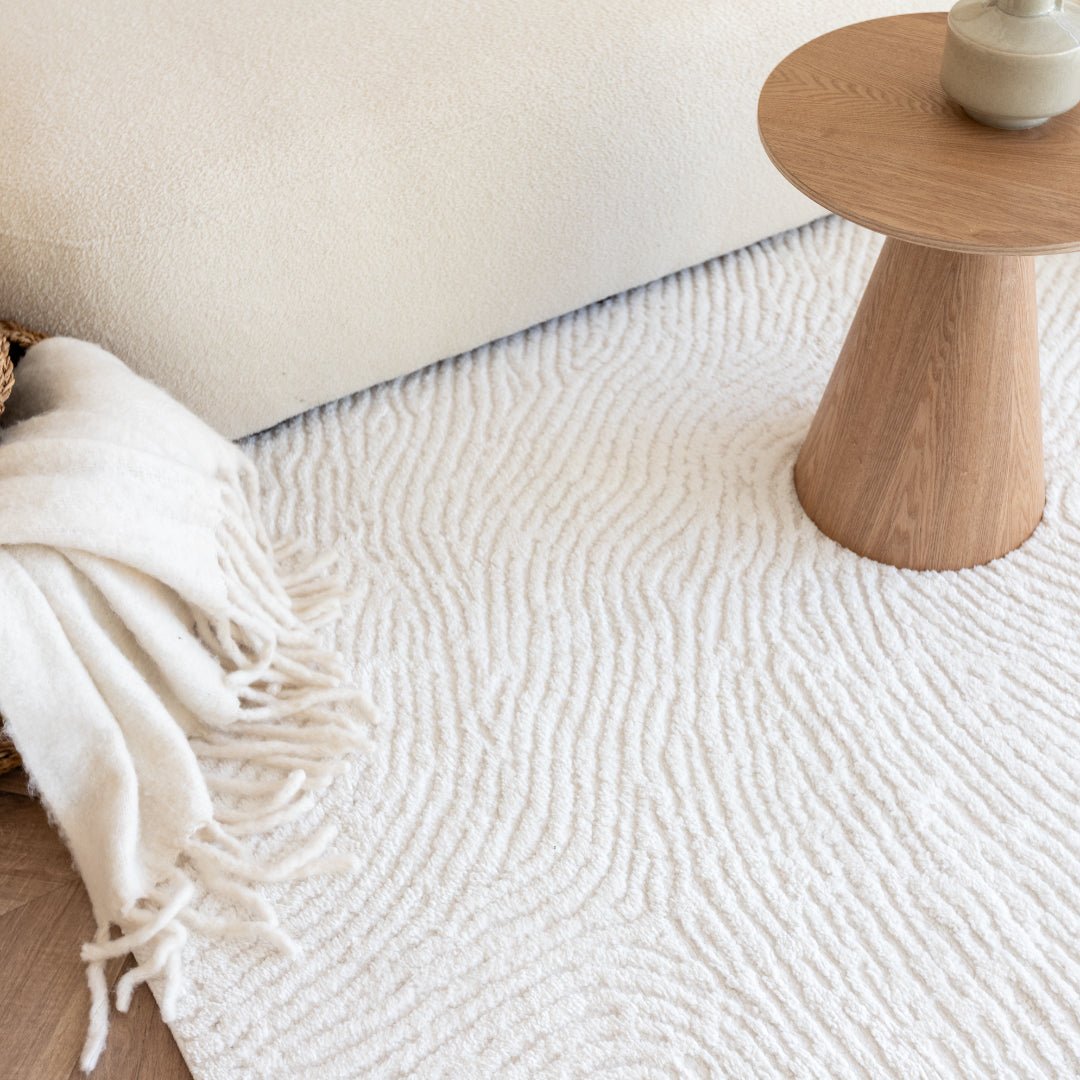 Interieur05 vloerkleed Curve- creme/wit - 240 x 330 cm