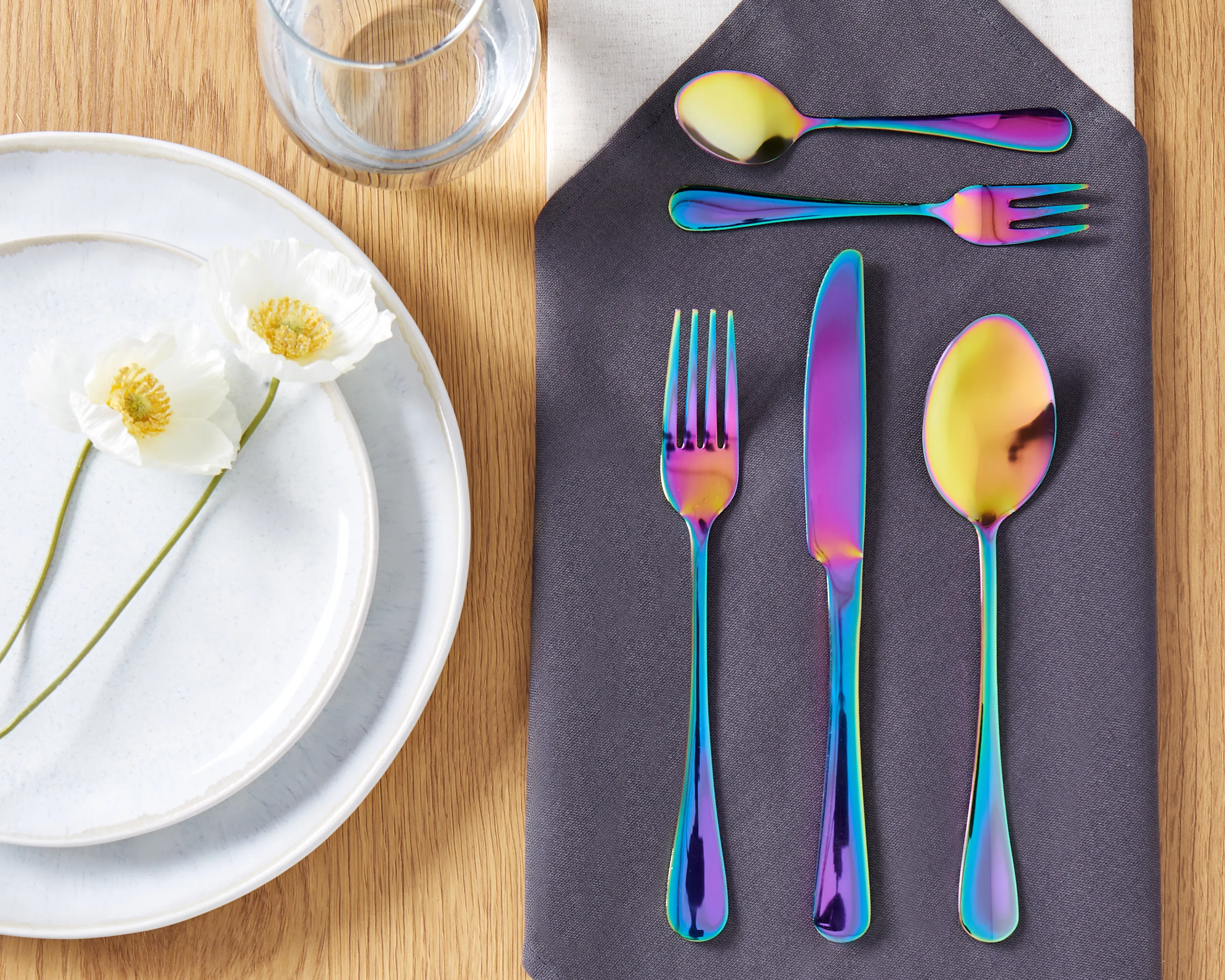 30 Piece Cutlery Set FUSILLI Multicolour