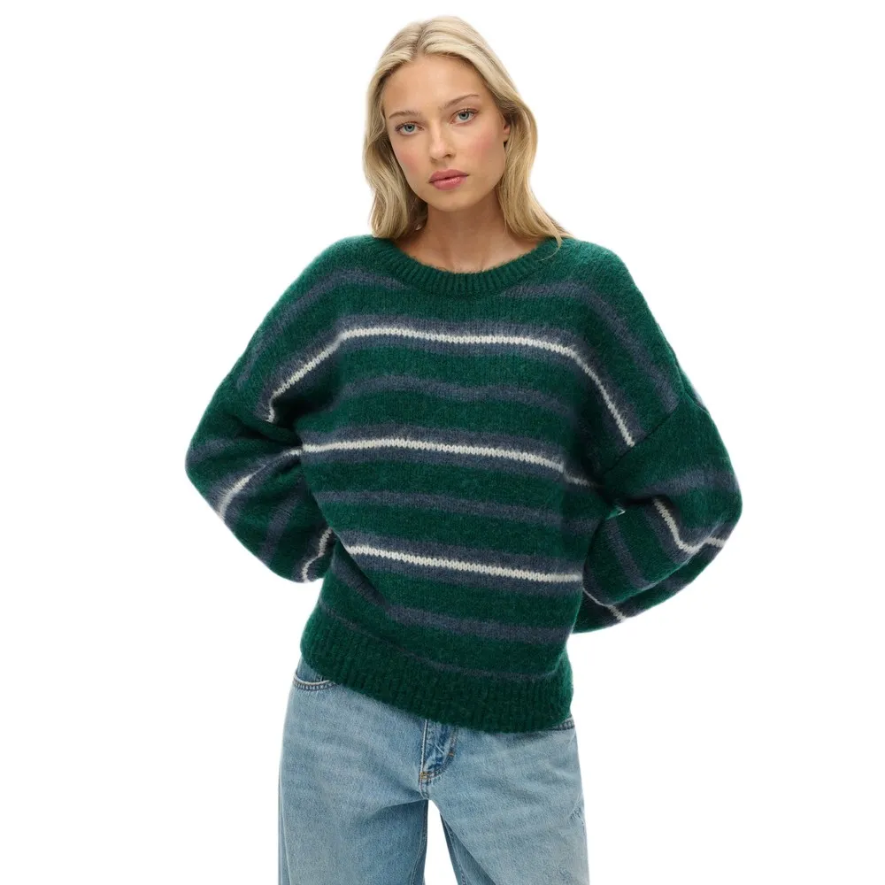 Superdry Slouchy Brushed Stripe sweater refurbished