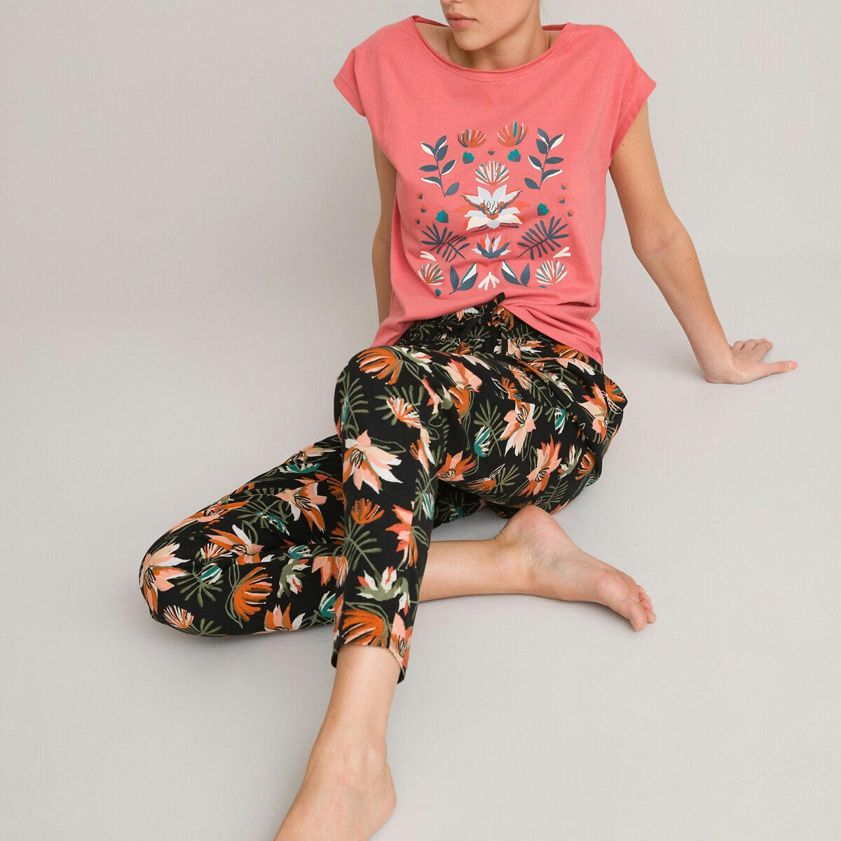 Pyjama imprimé fleurs