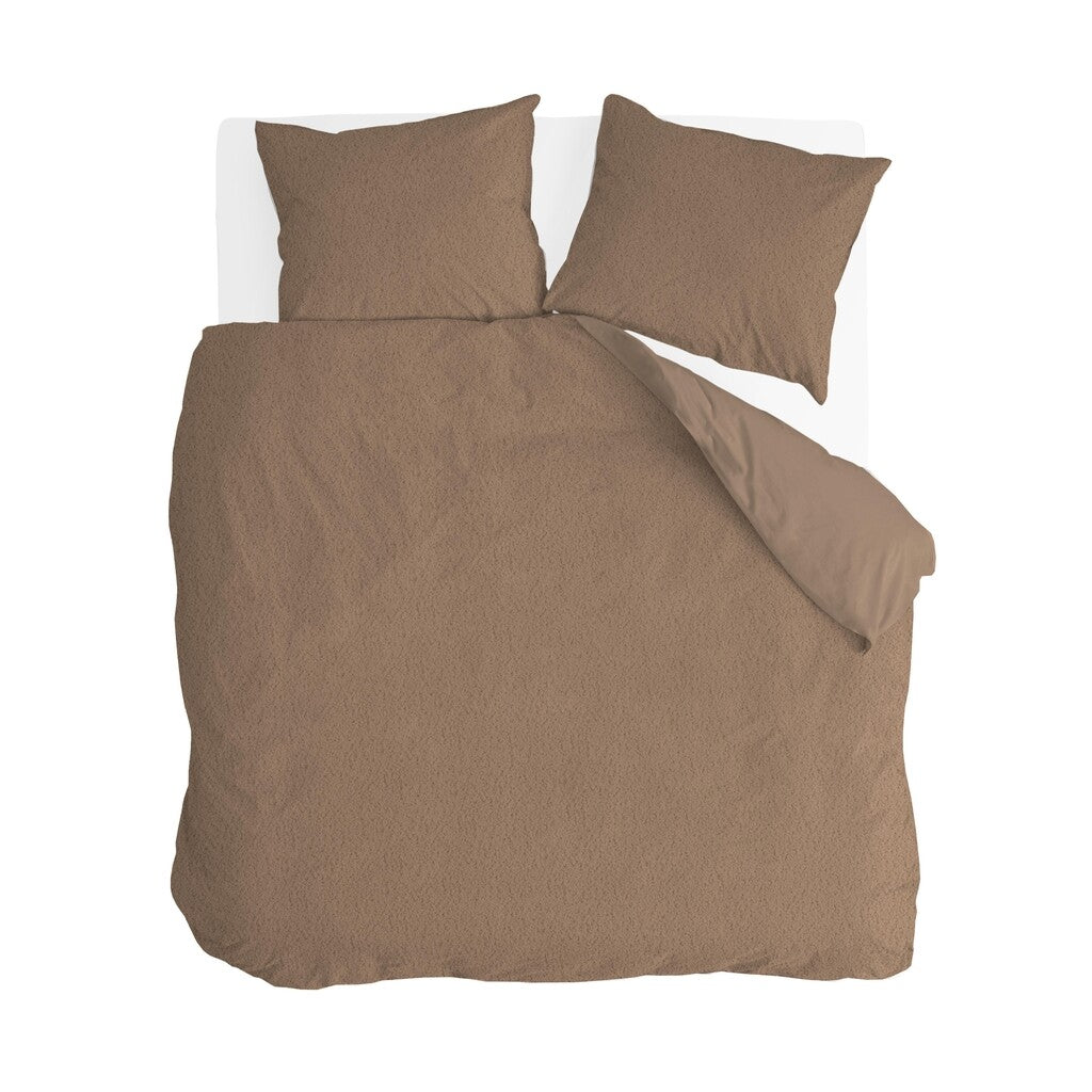 Byrklund - Dekbedovertrek Soft & Fluffy - 200x220 cm - Taupe