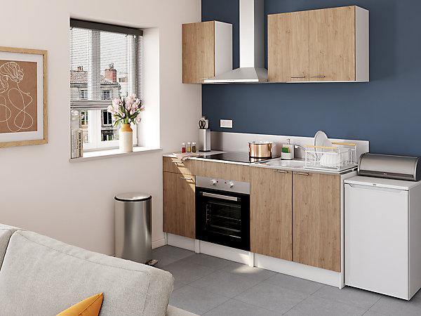 Bloc de rangement avec 5 couteaux 5Five inox